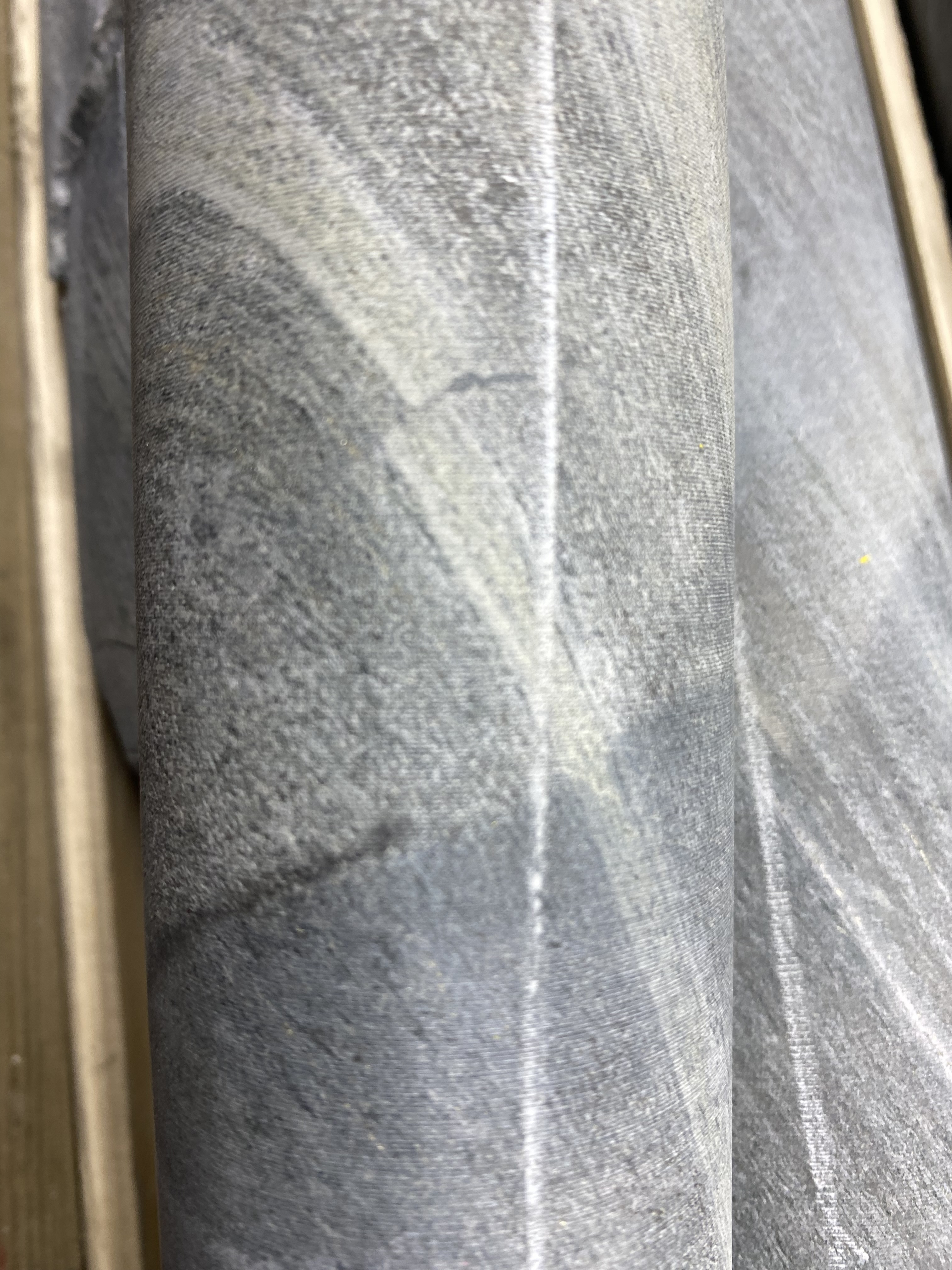 Image of a rock containing pyrite